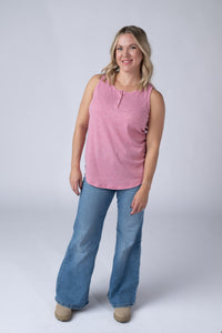 Alison Henley Tank in Rose
