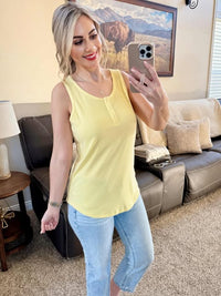Alison Henley Tank in Yellow
