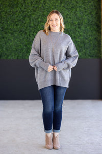 Aurora Cozy Sweater in Grey