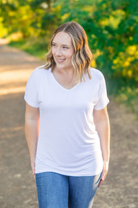 Chloe Cozy Tee in White