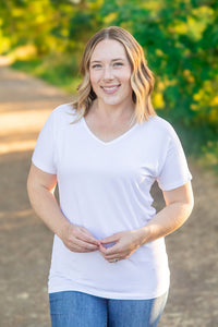 Chloe Cozy Tee in White