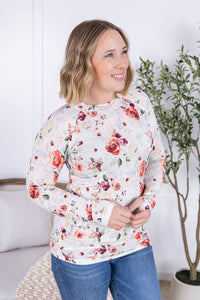 Blair Long Sleeve Top in Pink Bloom