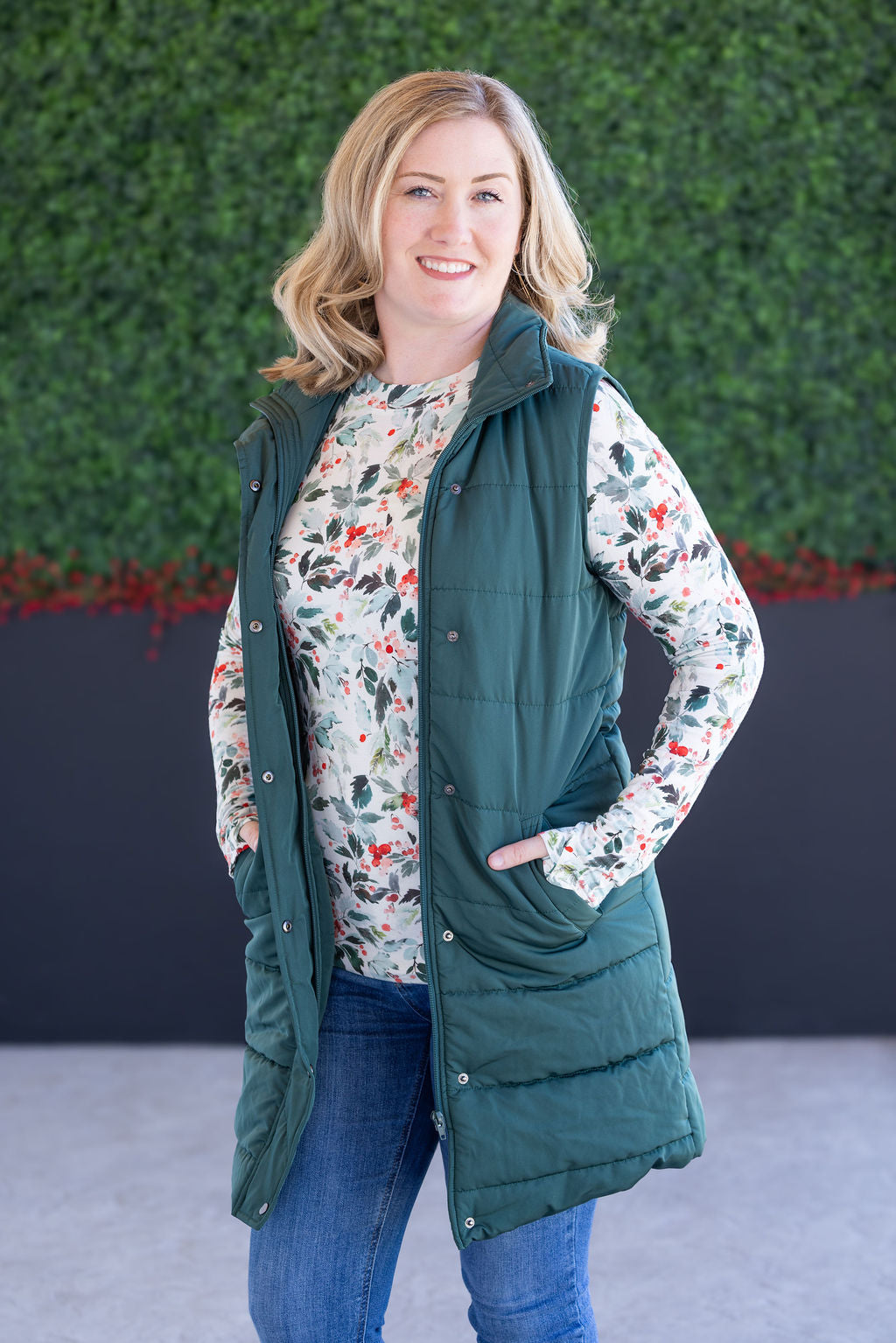 Blair Long Sleeve Top in Winter Berry