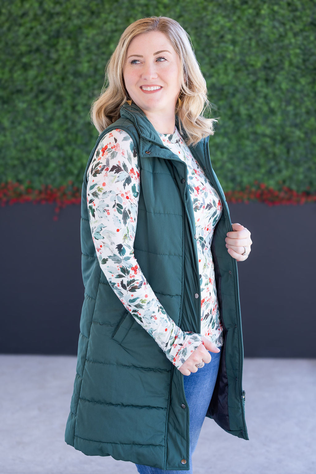 Blair Long Sleeve Top in Winter Berry