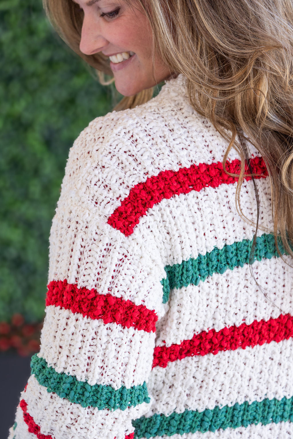 Christmas Stripe Cardigan