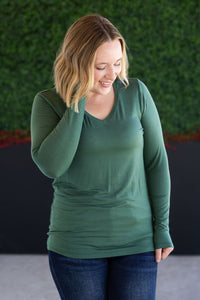 Larissa Long Sleeve in Forest Green