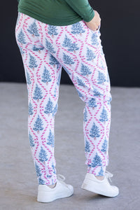 Classic Joggers in Candy Cane Lane