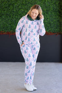 Classic Joggers in Candy Cane Lane