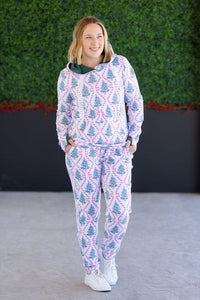 Classic Joggers in Candy Cane Lane