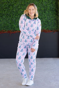 Classic Joggers in Candy Cane Lane