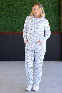 Ashley Hoodie in Green Ribbons