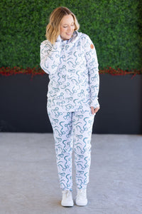 Ashley Hoodie in Green Ribbons