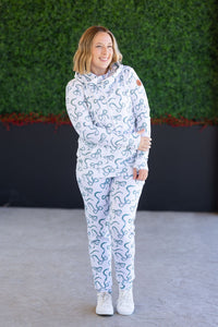 Ashley Hoodie in Green Ribbons