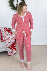 Candy Cane Pajama Set