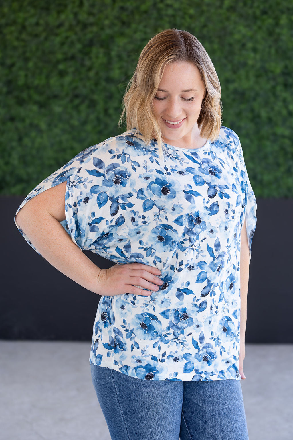 Darcy Dolman in Sapphire Floral