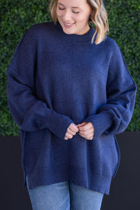 Aurora Cozy Sweater in Navy