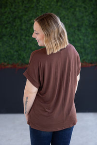 Sierra Pocket Top in Brown