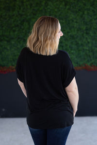 Sierra Pocket Top in Black
