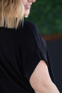 Sierra Pocket Top in Black