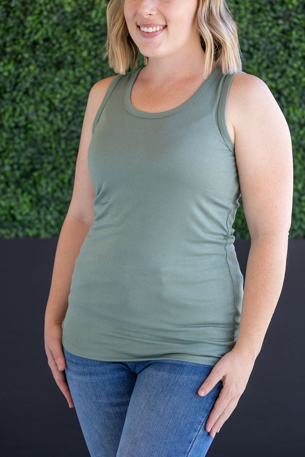 Ava Tank in Sage