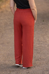 Presley Palazzo Pants in Brick