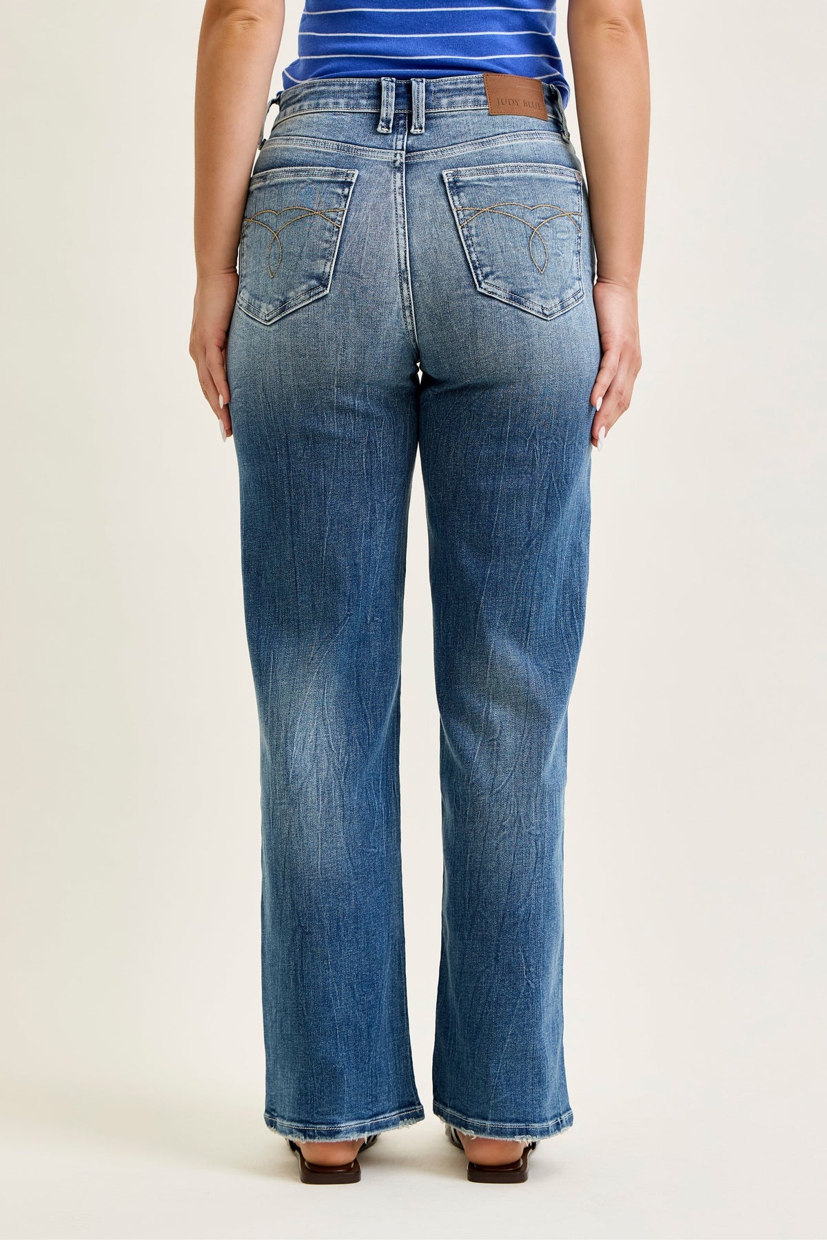 Judy Blue Mid Rise Straight