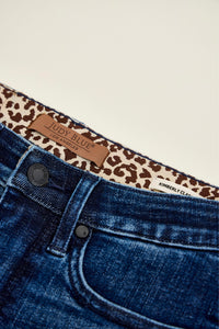 Judy Blue High Waist Classic Straight Jean in Dark Midnight Blue