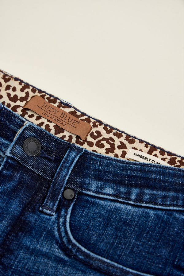 Judy Blue High Waist Classic Straight Jean in Dark Midnight Blue