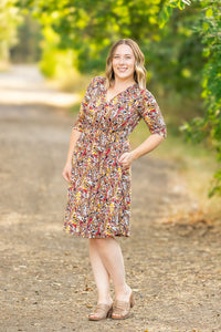 Taylor Dress in Mocha Floral
