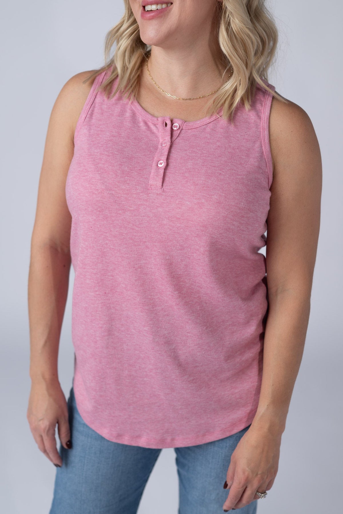 Alison Henley Tank in Rose