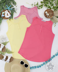 Alison Henley Tank in Rose