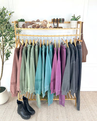 Ryker Vintage Wash Hoodie in Teal
