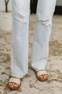 Judy Blue Mid Rise Destroy & Fray Hem Bootcut