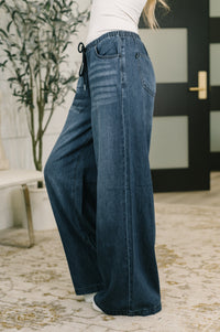 Judy Blue High Waist Featherweight Palazzo Jean