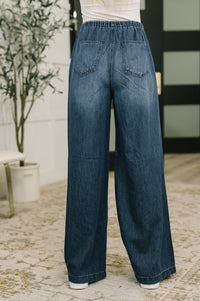 Judy Blue High Waist Featherweight Palazzo Jean