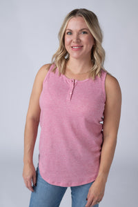 Alison Henley Tank in Rose