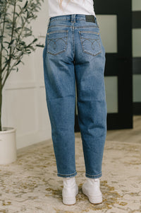 Judy Blue High Waist Soft Barrel Stitch Thru Pocket