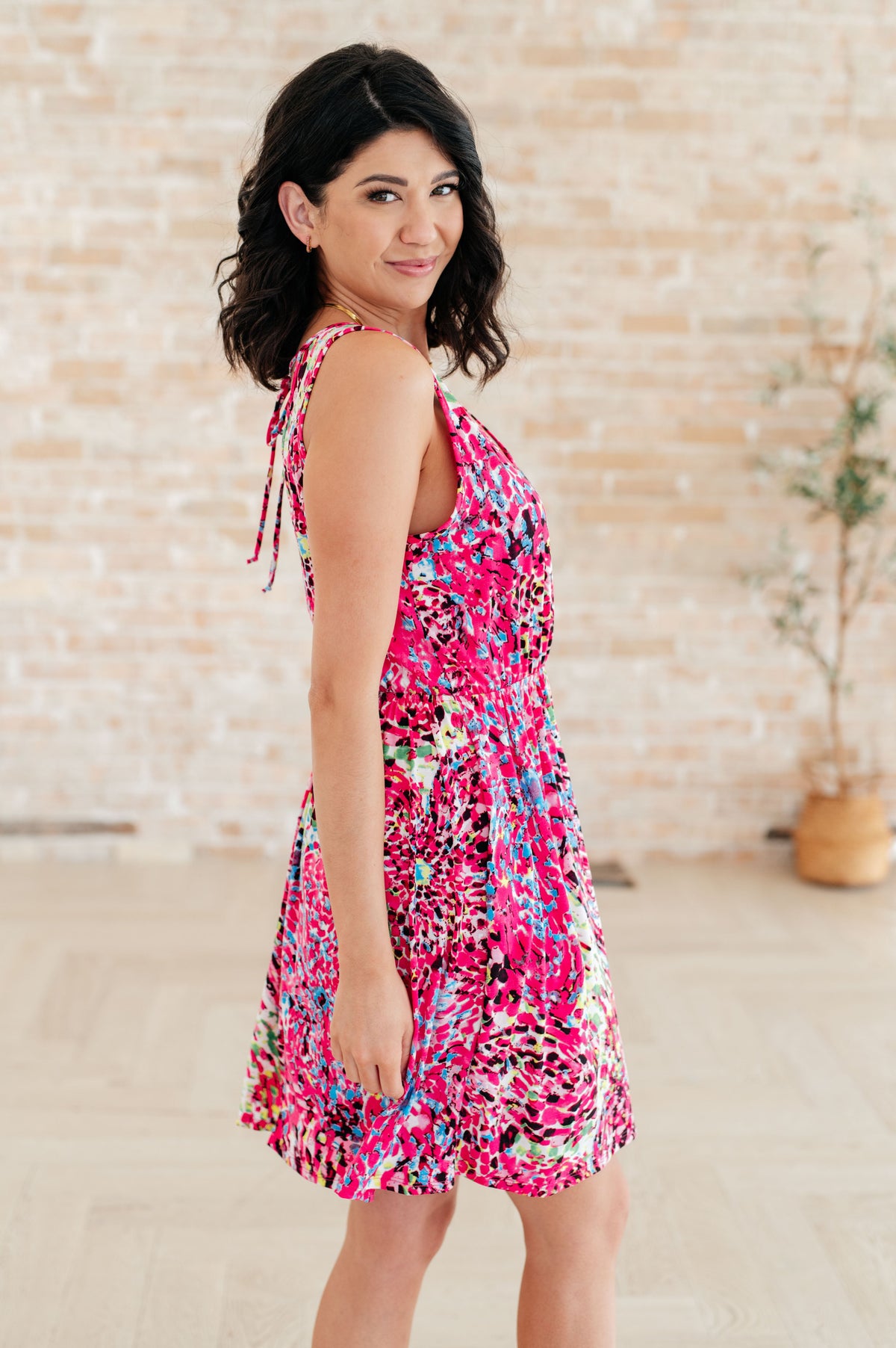 neon fuchsia dress Neon Part 2 - Fuchsia Self Portrait dress