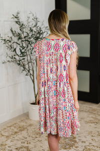 Boho and Behold Flutter Sleeve Dress