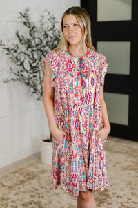 Boho and Behold Flutter Sleeve Dress