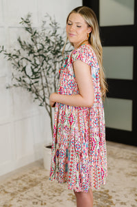 Boho and Behold Flutter Sleeve Dress