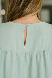 Caught You Looking Crinkle Woven Blouse