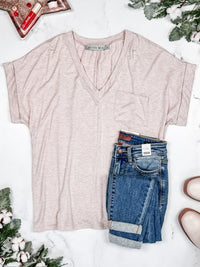 Sierra Pocket Top in Oatmeal