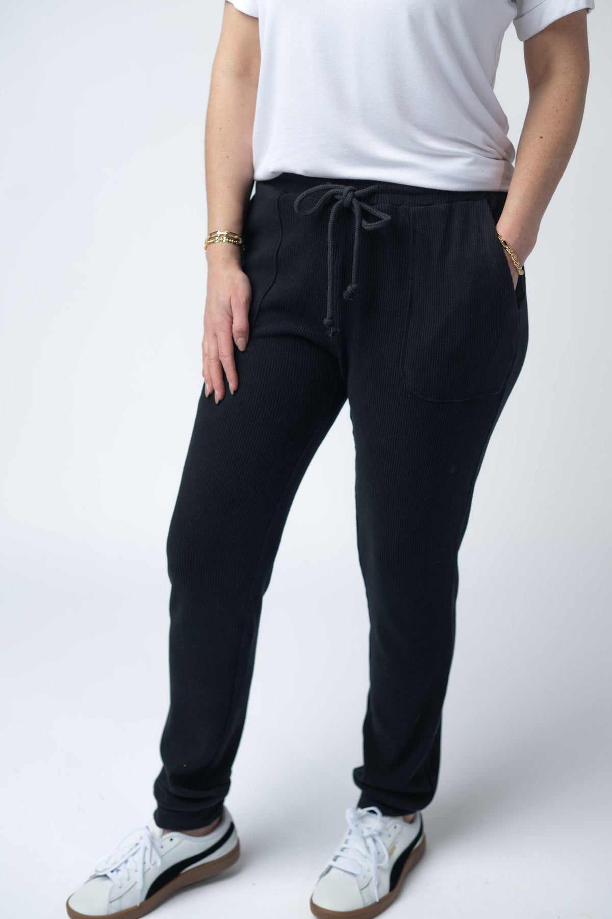 Corrine Joggers in Black