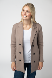Scarlett Sweater Jacket in Mocha
