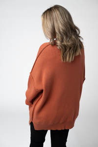 Aurora Cozy Sweater in Pumpkin Spice