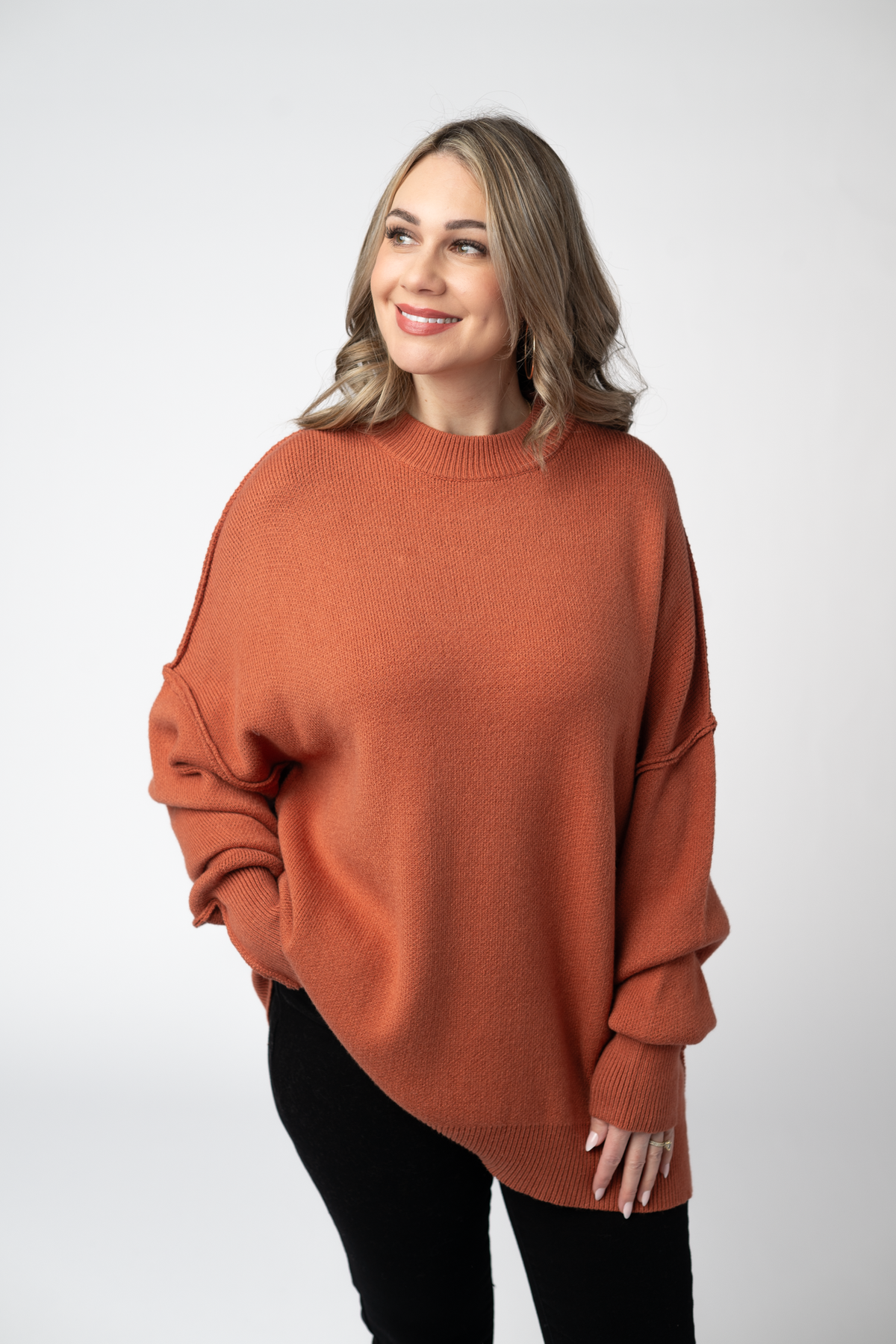 Aurora Cozy Sweater in Pumpkin Spice