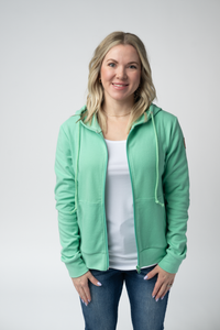 Fullzip Hoodie in Aquamarine