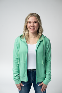 Fullzip Hoodie in Aquamarine