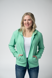 Fullzip Hoodie in Aquamarine